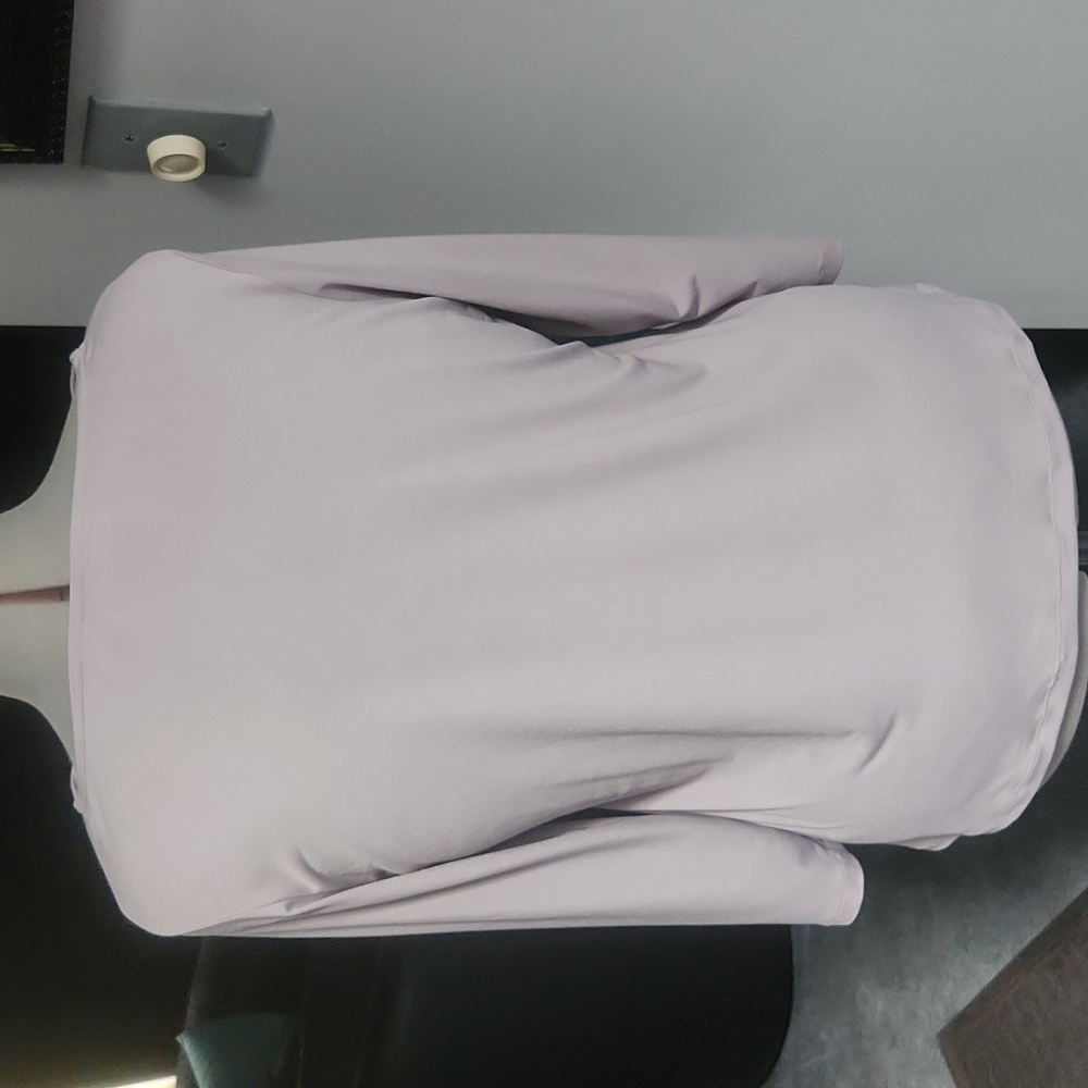 Embellished Gray Long Sleeve Top - Picture 3 of 3